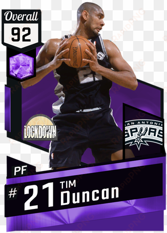 '04 tim duncan amethyst card - nba 2k18 gilbert arenas