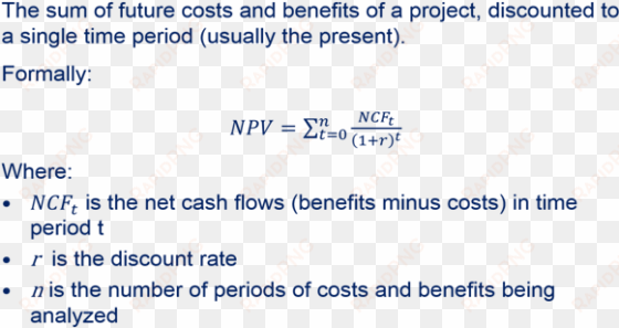 07 project investment decision-making criteria using - list in steps