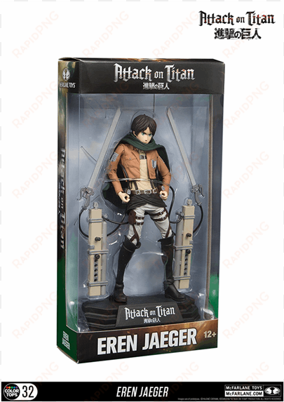1 of - attack on titan - eren jaeger 7" action figure