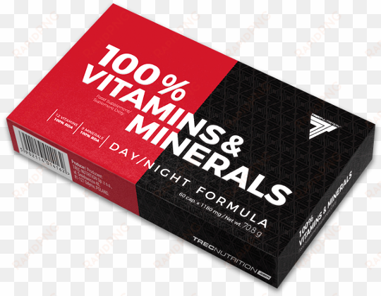 100% vitamins & minerals - trec 100% vitamins & minerals
