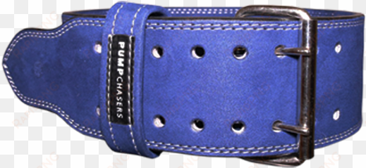 10mm double prong weight lifting belt - blue