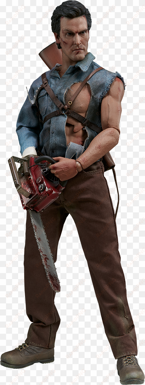 12" evil dead ii sixth scale figure ash williams - resident evil remake chris redfield