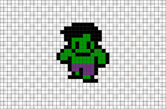 2 download the template - perler beads pattern hulk