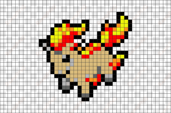 2 download the template - perler beads pokemon