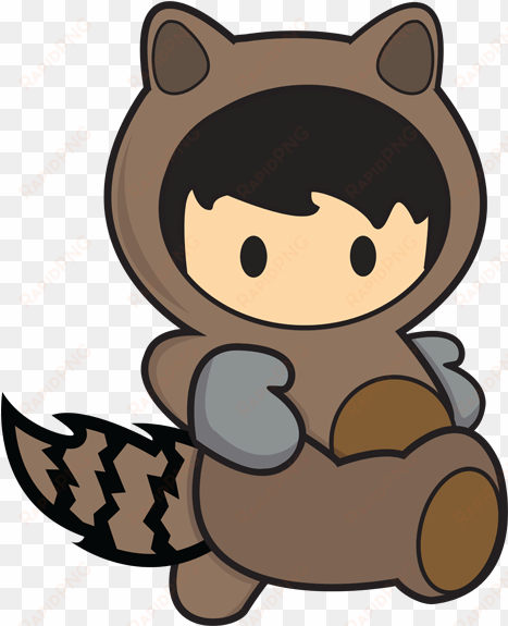 2015 raccoon astro - trailhead salesforce bank logo