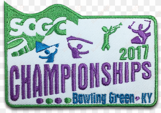 2017 southeastern color guard circuit event patch - label
