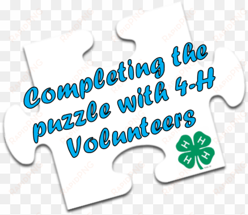 2018 4-h volunteer project training for teens & adults - 4-h