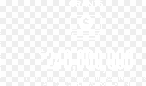 $240 million granted to help communities save pets& - ps4 logo white transparent