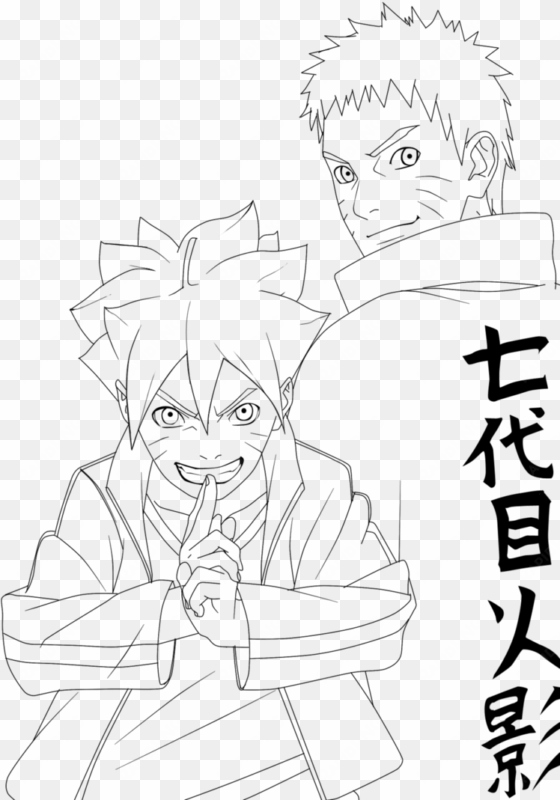 28 collection of boruto drawing face - boruto desenho para colorir
