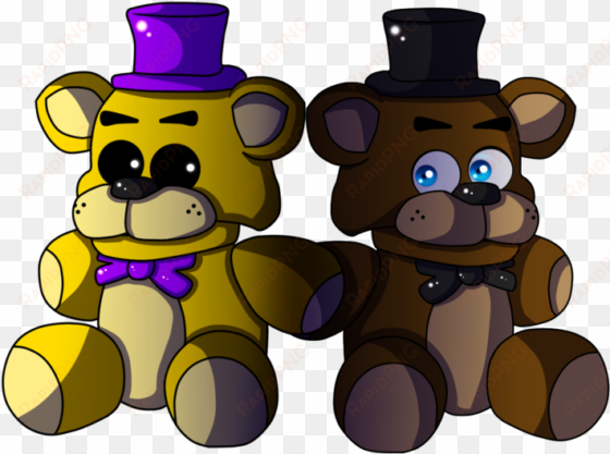 28 collection of golden freddy plush drawing - fnaf freddy and fredbear