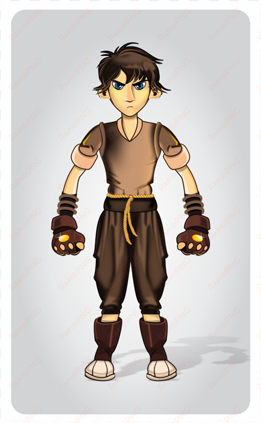 2d game character turnaround - cartoon