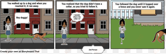 2nd person reading - cartoon