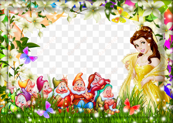 3 carteles de blanca nieves png de gran resolución - seven dwarfs snow white mouse pad