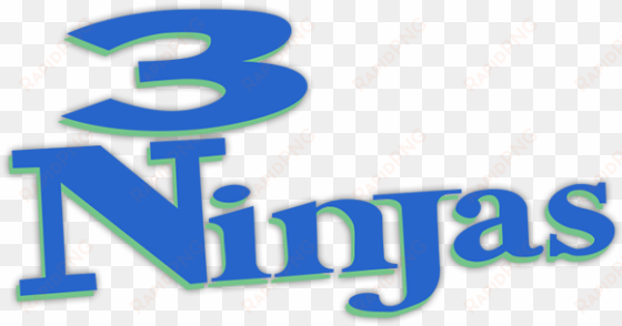 3 ninjas movie logo - poster: 3 ninjas, 17x11in.
