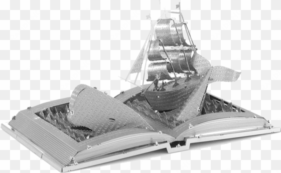 $375$319 - fascinations metal earth moby dick book sculpture 3d