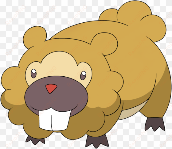 399 bidoof dp shiny - bidoof anime png