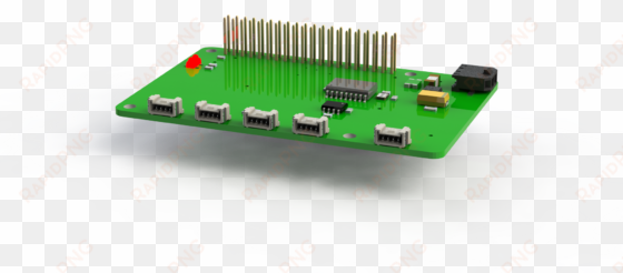 3d view of the can bus interface for raspeberry pi - can bus