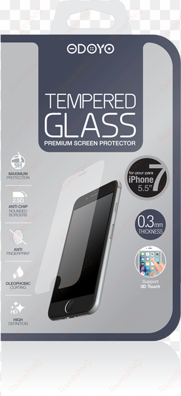 3mm tempered glass for iphone 7, iphone 7 - odoyo glass screen protector for iphone 8