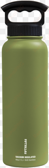 40oz bottle with wide mouth 3 finger lid - fifty fifty water bottle 40 oz