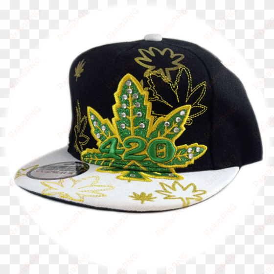 420 two tone snapback cap - cap