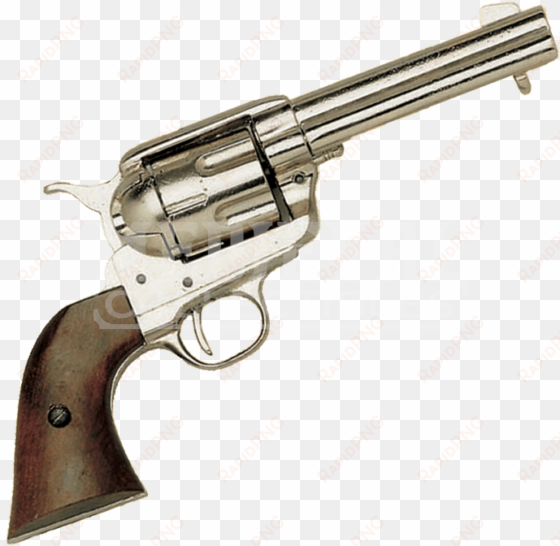 45 army revolver nickel - colt 45 png