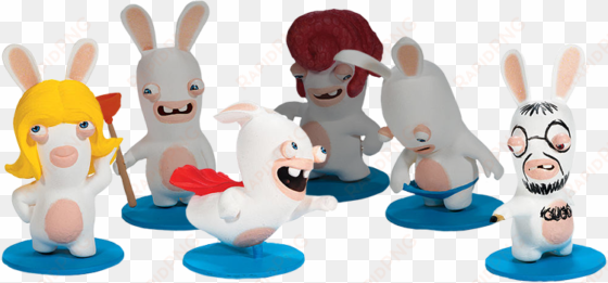 5" mini figures pack - mcfarlane toys rabbids mini figures invasion packs