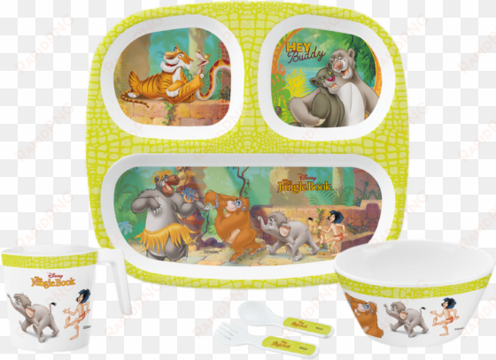5 pc kids set - billigerluxus photo wallpaper mural disney jungle book
