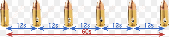 6 bullets fired 12 seconds apart to take 60 seconds - riddle