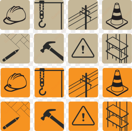 694 construction icons - building