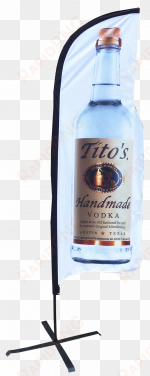 8ft feather flag - tito's handmade vodka - 750 ml bottle
