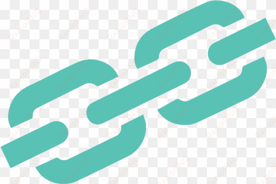 a chain icon - supply chain management logo