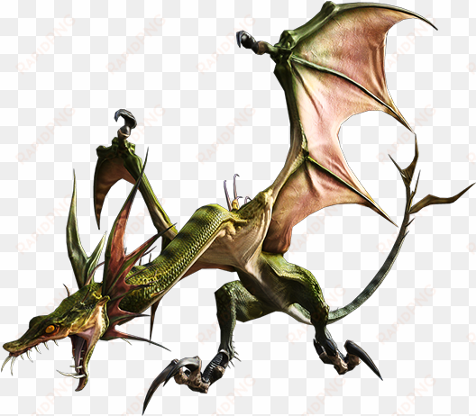 a less-imposing relative of dragons, wyverns often - final fantasy 14 wyvern