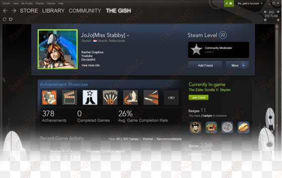 a profile decked out with the spoils of a trading card - life is strange steam badge