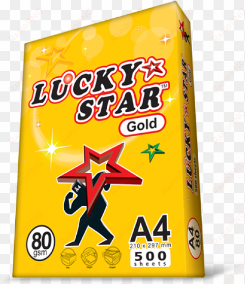 a4 80gsm luckystar gold 500sheets - lucky star a4 paper