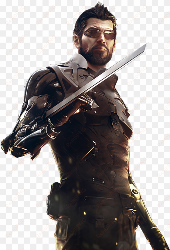 adam jensen - deus ex mankind divided render