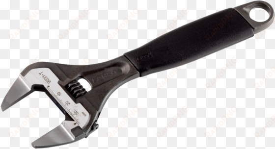 adjustable wrench, big opening, extra thin jaws - bahco skiftnyckel