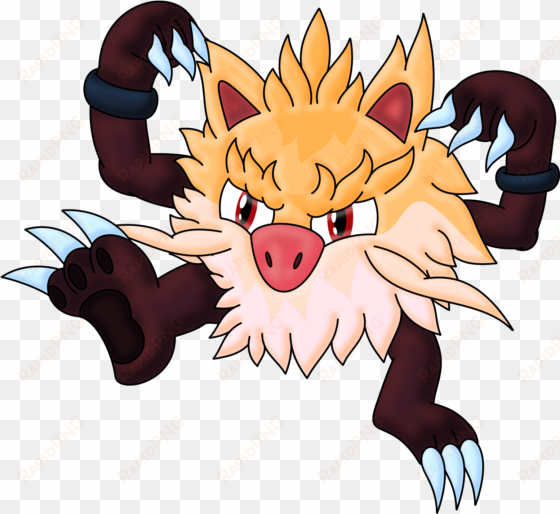 agnios primeape - cartoon