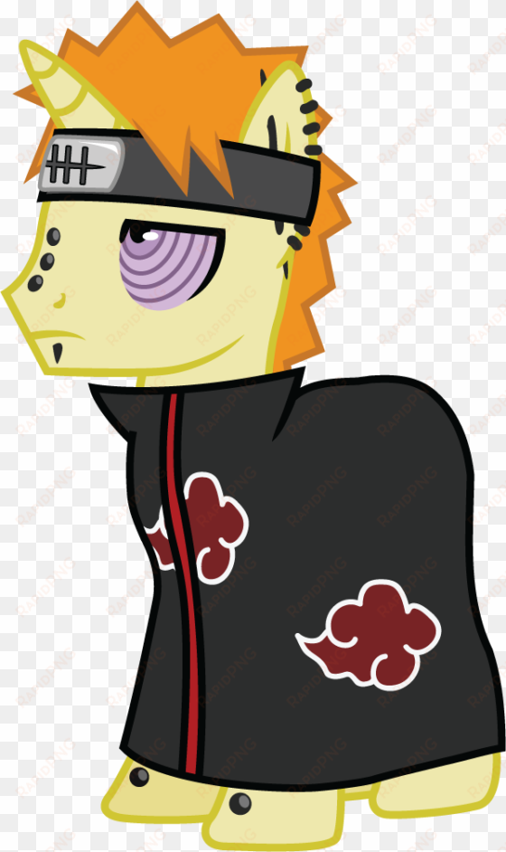 ah-darnit, naruto, pain, pain , ponified, safe, simple - pain naruto as a pony