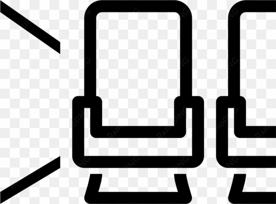 aircraft seat aisle icon - plane seat icon