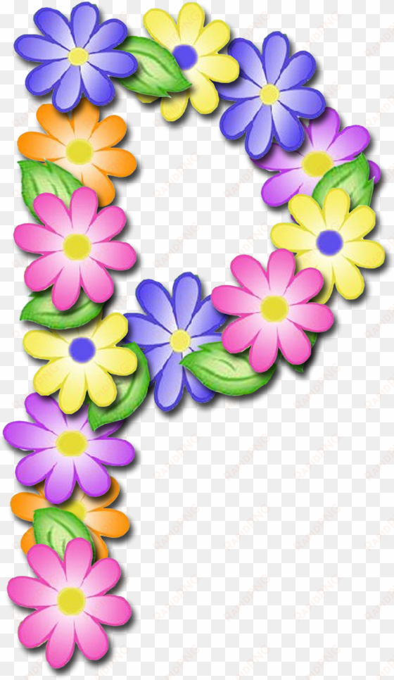 alfabeto de primavera letras em png muito lindo letras - letras de primavera png