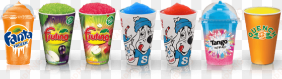 all 7 slush puppie drinks - calippo slush
