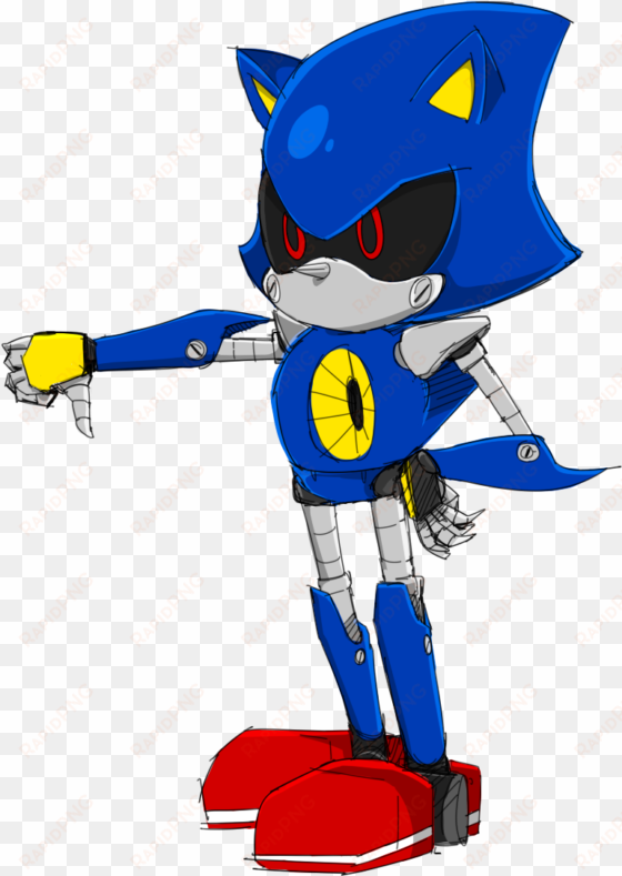 “ all ive done this week is draw metal sonic available - metal sonic