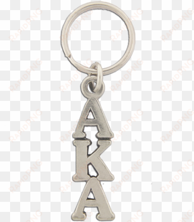 alpha kappa alpha keychain - letter keyring - v