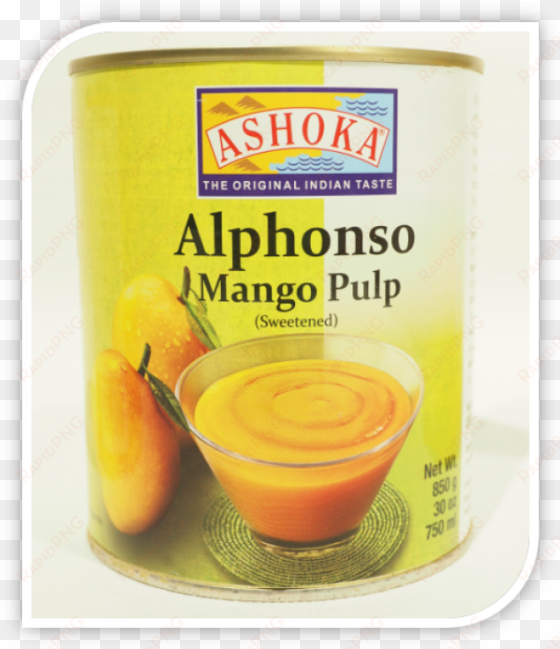 alphonso mango pulp ashoka 850g - ashoka