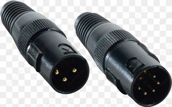 american dj dmx terminator kit - accu-cable 5 pin male dmx terminator