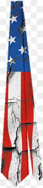 american flag distressed tie - ski