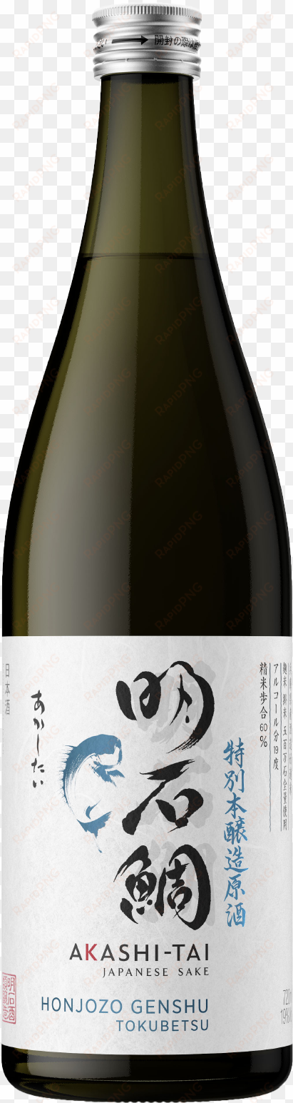 an undiluted sake from akashi-tai, fuller in body and - akashi tai honjozo tokubetsu