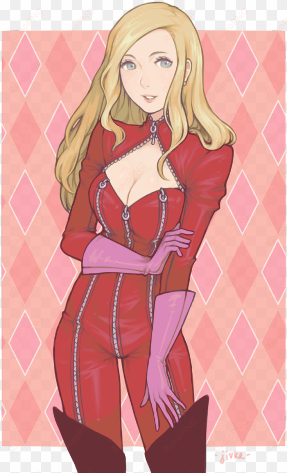 ann takamaki hair down
