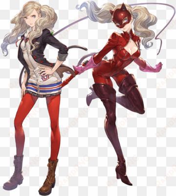 ann takamaki panther npc - persona 5 granblue