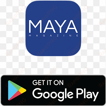 apple app store maya magazine - svg get it on google play png